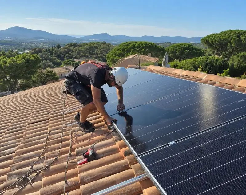 Installateur panneaux solaires Thollon-les-Mémises — pose photovoltaïque sur toiture
